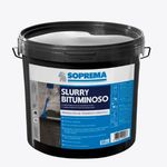 Mortero bituminoso de color negro, slurry bituminoso de Soprema